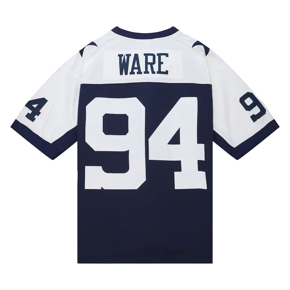 tocy D.Cowboys #94 DeMarcus Ware Mitchell & Ness Navy 2011 Alternate Legacy Replica JerseyReplica Jersey