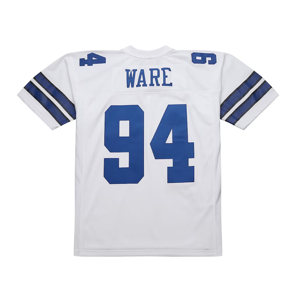tocy D.Cowboys #94 DeMarcus Ware Mitchell & Ness White 2005 Legacy Replica Jersey  Stitched Puhic Game Jerseys