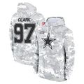 tocy D.Cowboys #97 Kenny Clark Player Arctic Camo Salute to Service Hoodies Limited Game Stitched Jerseys