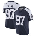 tocy D.Cowboys #97 Kenny Clark Player Navy-White Limited Alternate Vapor Untouchable Home Game Stitched Jerseys
