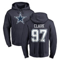 tocy D.Cowboys #97 Kenny Clark Player Navy Pullover Hoodies Limited Stitched Jerseys