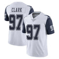 tocy D.Cowboys #97 Kenny Clark Player White-Navy Limited Color Rush Vapor Untouchable Home Game Stitched Jerseys