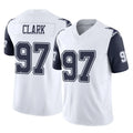 tocy D.Cowboys #97 Kenny Clark Player White-Navy Limited Vapor F.U.S.E. Home Game Stitched Jerseys