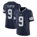 tocy D.Cowboys #9 KaVontae Turpin Player Navy Vapor Untouchable Limited Home Game Stitched Jerseys