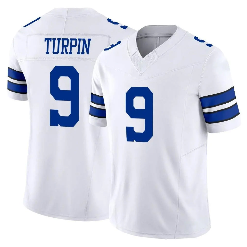 tocy D.Cowboys #9 KaVontae Turpin Player White Limited Vapor F.U.S.E. Home Game Stitched Jerseys