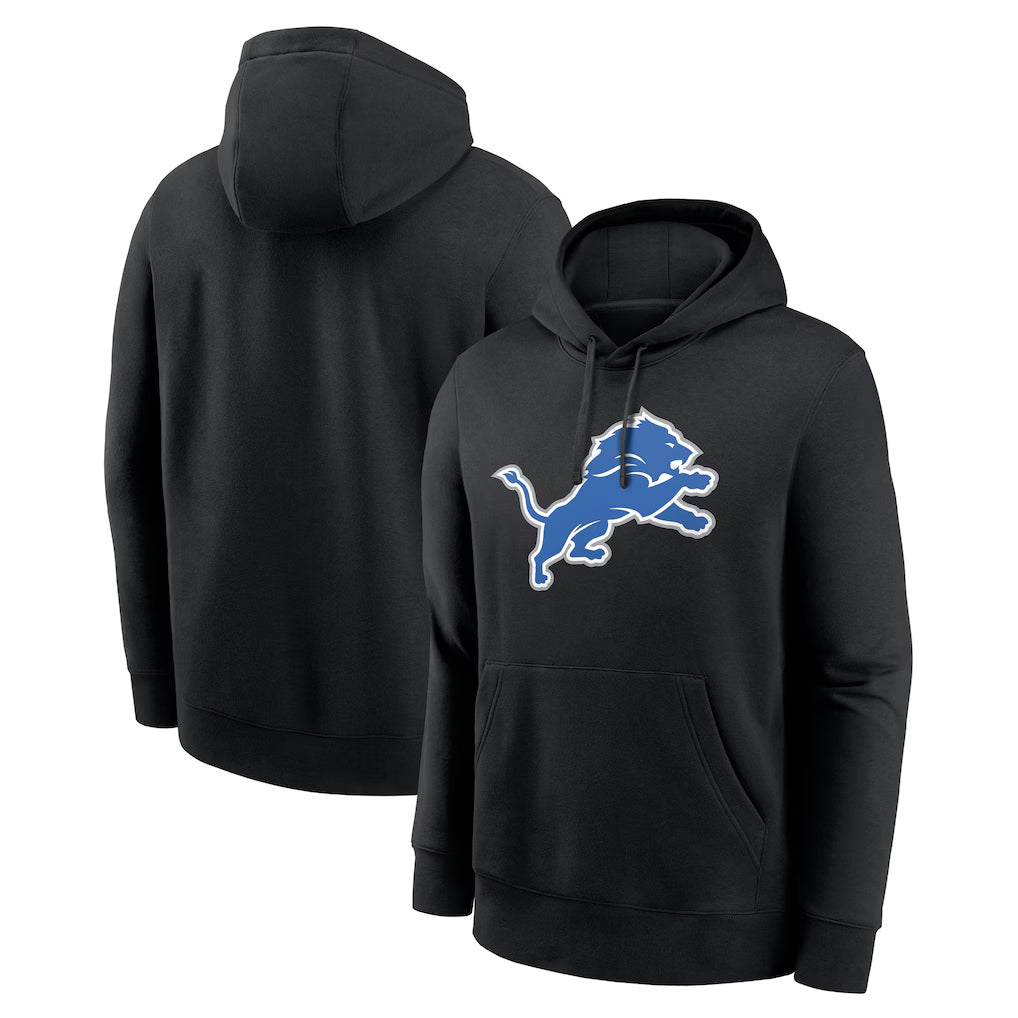 tocy D.Lions Black Salute to Service Pullover Hoodies Limited Blank Player Stitched Jerseys