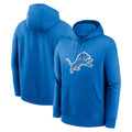 tocy D.Lions Blue Pullover Hoodies Limited Blank Player Stitched Jerseys