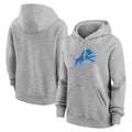 tocy D.Lions Gray Pullover Hoodies Limited Blank Player Stitched Jerseys