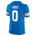 tocy D.Lions #0 Jahmyr Gibbs Blue Team Vapor F.U.S.E. Stitched Limited Jerseys