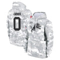 tocy D.Lions #0 Jahmyr Gibbs Player Arctic Camo Salute to Service Hoodies Limited Game Stitched Jerseys