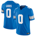 tocy D.Lions #0 Jahmyr Gibbs Player Blue Vapor F.U.S.E. Limited Replica Stitched Jerseys