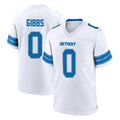 tocy D.Lions #0 Jahmyr Gibbs Player White Alternate Home Game Stitched Jerseys