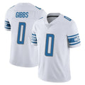 tocy D.Lions #0 Jahmyr Gibbs Player White Limited Vapor Untouchable Home Game Stitched Jerseys