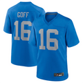 tocy D.Lions #16 Jared Goff Blue Alternate Game Jersey Blue Player Stitched Jerseys