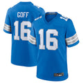tocy D.Lions #16 Jared Goff Blue Game Jersey American Stitched Jerseys