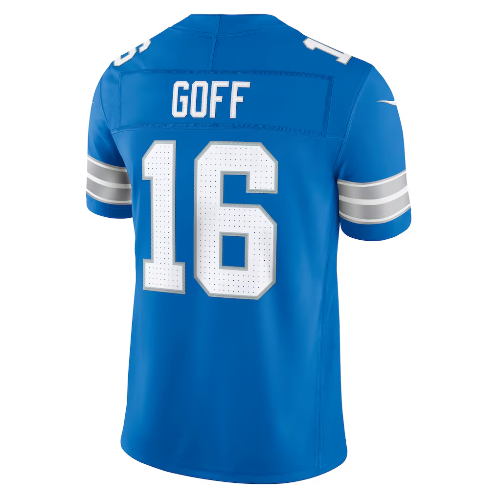 tocy D.Lions #16 Jared Goff Blue Team Vapor F.U.S.E. Stitched Limited Stitched Jerseys
