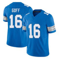 tocy D.Lions #16 Jared Goff Player Blue Limited Vapor F.U.S.E. Alternate Home Game Stitched Jerseys