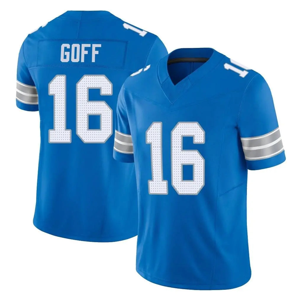 tocy D.Lions #16 Jared Goff Player Blue Limited Vapor F.U.S.E. Alternate Home Game Stitched Jerseys