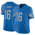 tocy D.Lions #16 Jared Goff Player Blue Vapor F.U.S.E. Limited Home Game Stitched Jerseys