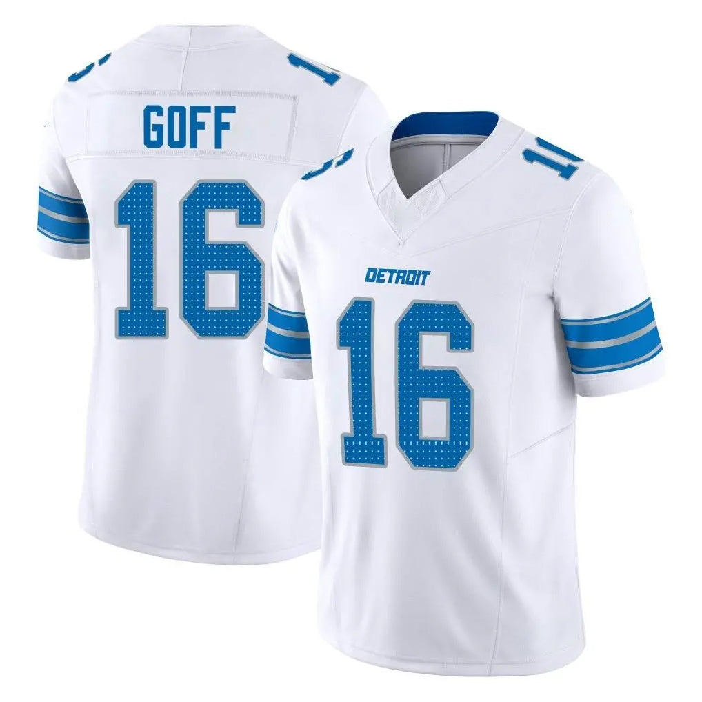 tocy D.Lions #16 Jared Goff Player White Limited Vapor F.U.S.E. Alternate Home Game Stitched Jerseys