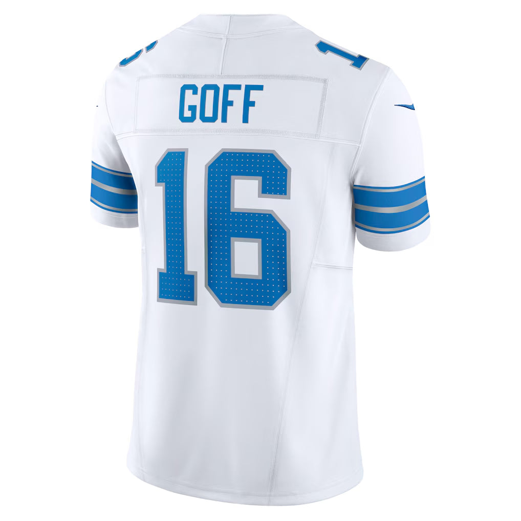 tocy D.Lions #16 Jared Goff Player White Vapor F.U.S.E. Limited Stitched Jerseys