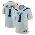 Tocy D.Lions #1 Jameson Williams Silver 2026 Rivalries Collection Game Stitched Jerseys
