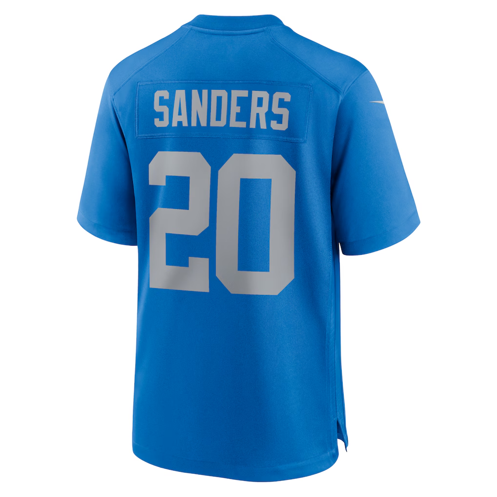 tocy D.Lions #20 Barry Sanders Blue Alternate Game Stitched Jerseys