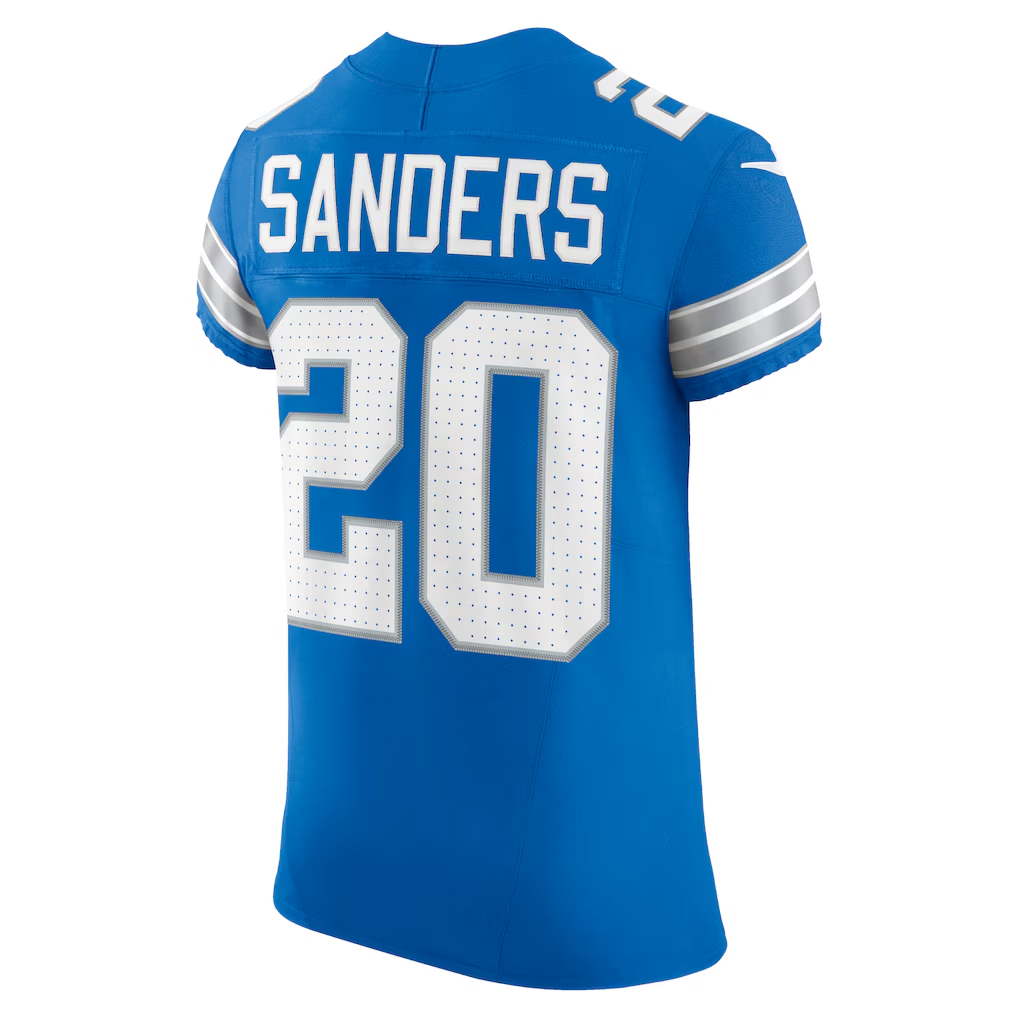 tocy D.Lions #20 Barry Sanders Blue Team Vapor F.U.S.E. Elite Stitched Jerseys