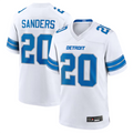 tocy D.Lions #20 Barry Sanders Player White Game Stitched Jerseys