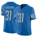 tocy D.Lions #31 Kerby Joseph Player Blue Vapor F.U.S.E. Limited Home Game Stitched Jerseys