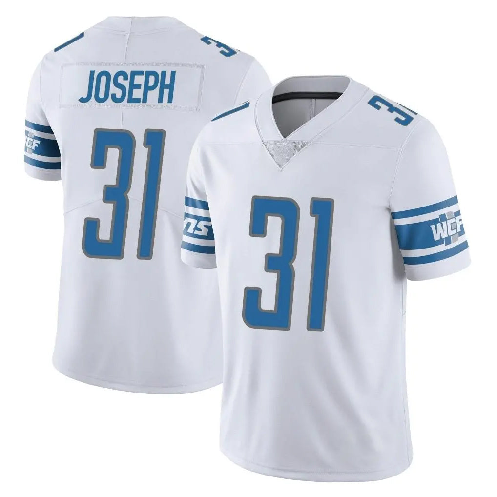 tocy D.Lions #31 Kerby Joseph Player White Limited Vapor Untouchable Home Game Stitched Jerseys