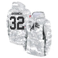 tocy D.Lions #32 Brian Branch Player Arctic Camo Salute to Service Hoodies Limited Game Stitched Jerseys