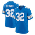 tocy D.Lions #32 Brian Branch Player Blue Alternate Home Game Stitched Jerseys