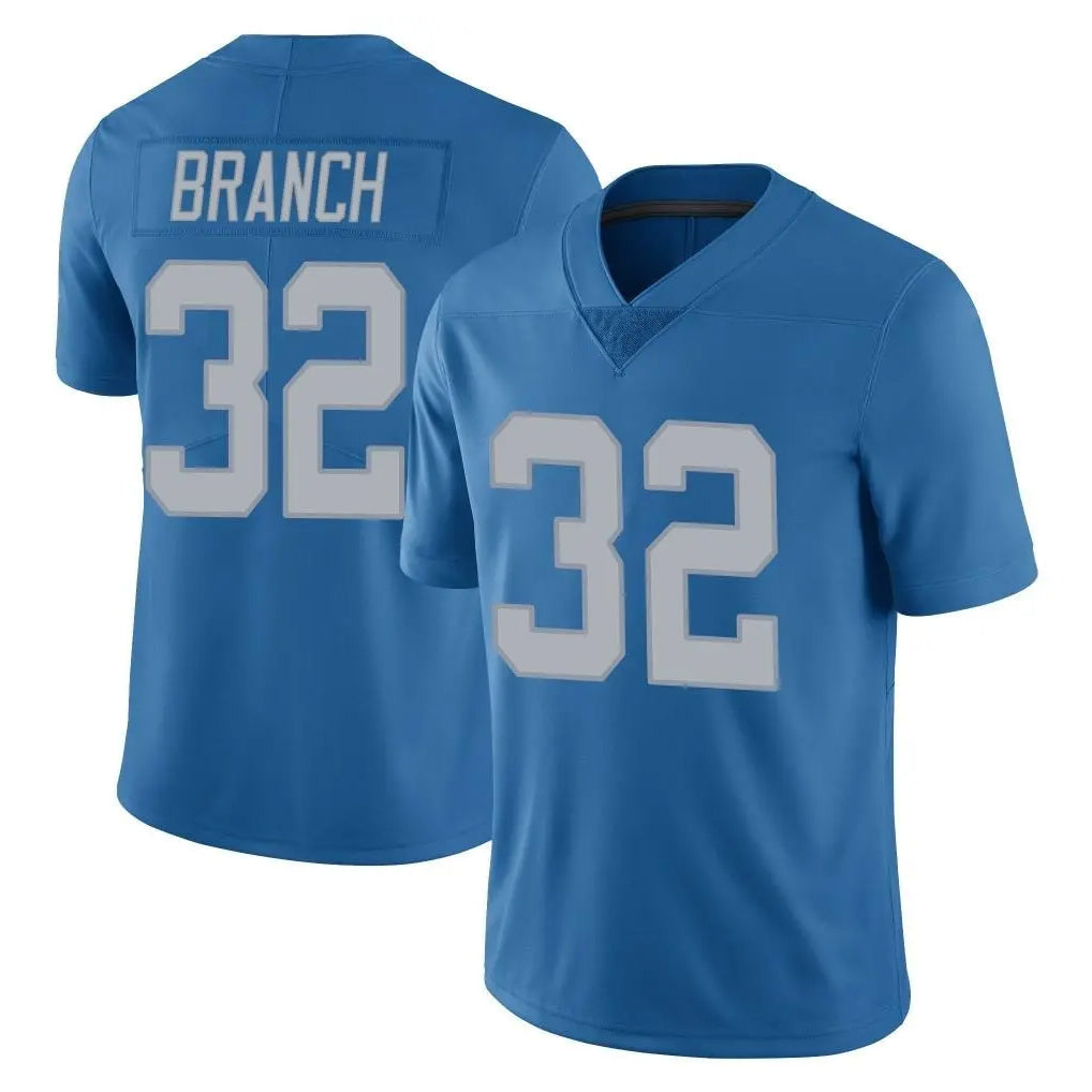 tocy D.Lions #32 Brian Branch Player Blue Limited Throwback Vapor Untouchable Stitched Jerseys