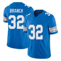 tocy D.Lions #32 Brian Branch Player Blue Limited Vapor F.U.S.E. Alternate Home Game Stitched Jerseys