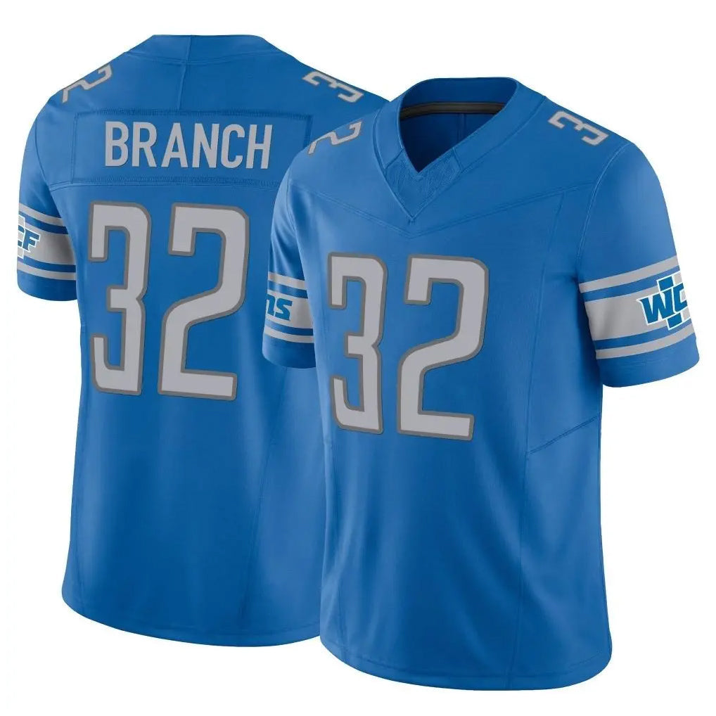 tocy D.Lions #32 Brian Branch Player Blue Vapor F.U.S.E. Limited Home Game Stitched Jerseys