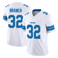 tocy D.Lions #32 Brian Branch Player White Limited Vapor F.U.S.E. Alternate Home Game Stitched Jerseys