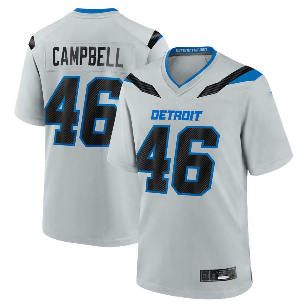 Tocy D.Lions #46 Jack Campbell 2026 Rivalries Collection Game Stitched Jerseys