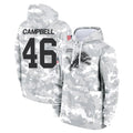 tocy D.Lions #46 Jack Campbell Player Arctic Camo Salute to Service Hoodies Limited Game Stitched Jerseys