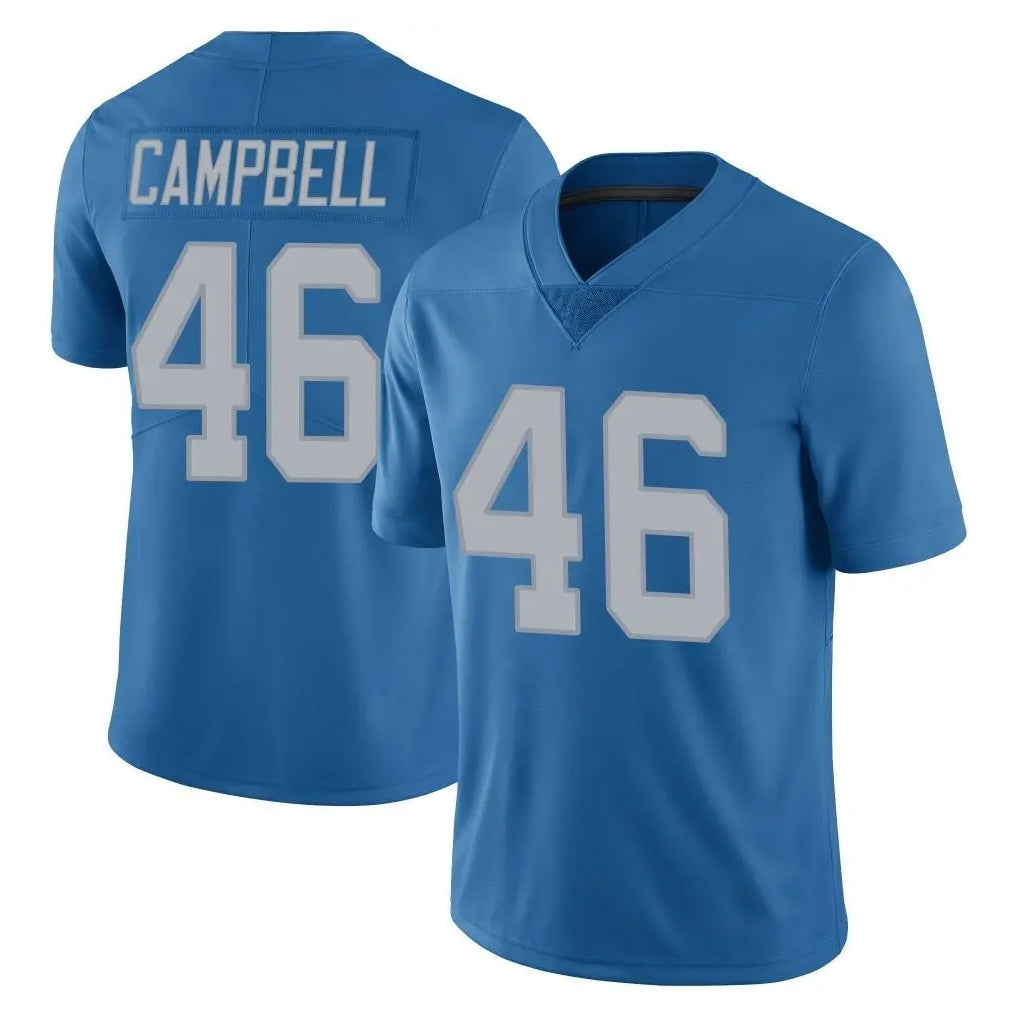 tocy D.Lions #46 Jack Campbell Player Blue Limited Throwback Vapor Untouchable Stitched Jerseys