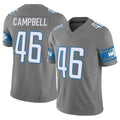 tocy D.Lions #46 Jack Campbell Player Gray Vapor F.U.S.E. Limited Home Game Stitched Jerseys