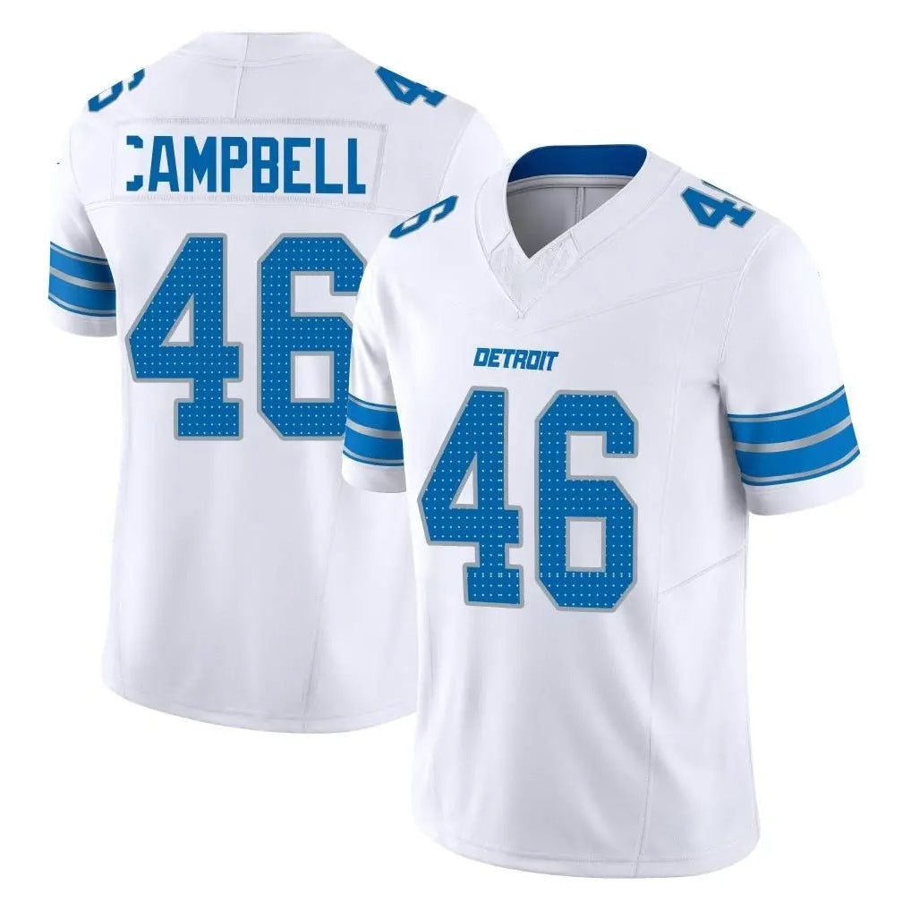 tocy D.Lions #46 Jack Campbell Player White Limited Vapor F.U.S.E. Alternate Home Game Stitched Jerseys