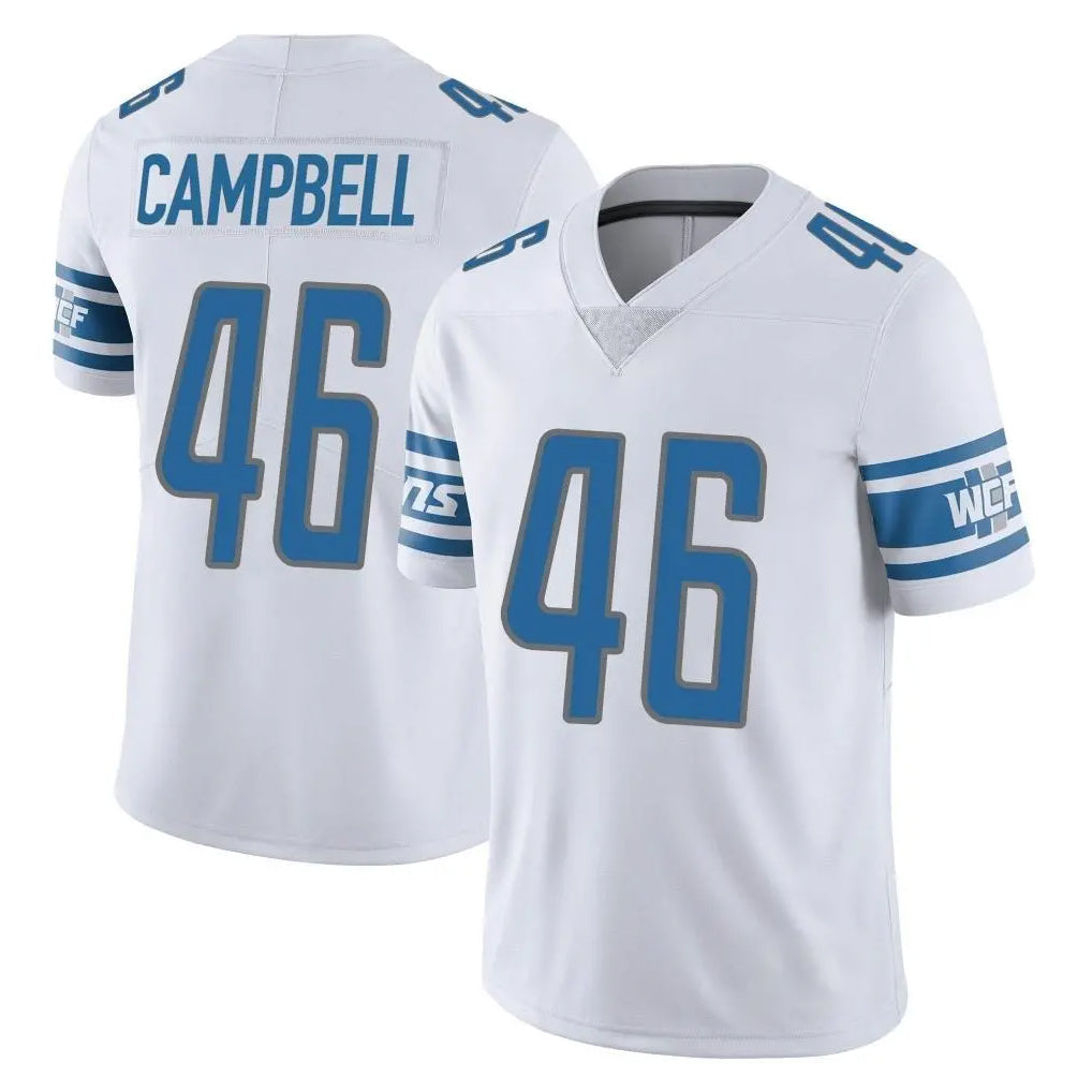 tocy D.Lions #46 Jack Campbell Player White Limited Vapor Untouchable Home Game Stitched Jerseys