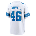tocy D.Lions #46 Jack Campbell White White Game Stitched Jerseys