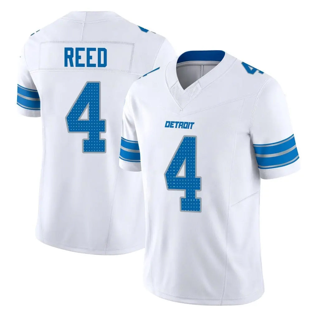tocy D.Lions #4 D.J. Reed Player White Limited Vapor F.U.S.E. Alternate Home Game Stitched Jerseys