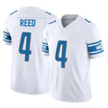 tocy D.Lions #4 D.J. Reed Player White Vapor F.U.S.E. Limited Home Game Stitched Jerseys