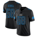tocy D.Lions #58 Penei Sewell Player Limited Black Impact Stitched Jerseys