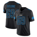 tocy D.Lions #69 Tate Ratledge Player Black Impact Limited Home Game Stitched Jerseys