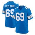 tocy D.Lions #69 Tate Ratledge Player Blue Alternate Home Game Stitched Jerseys