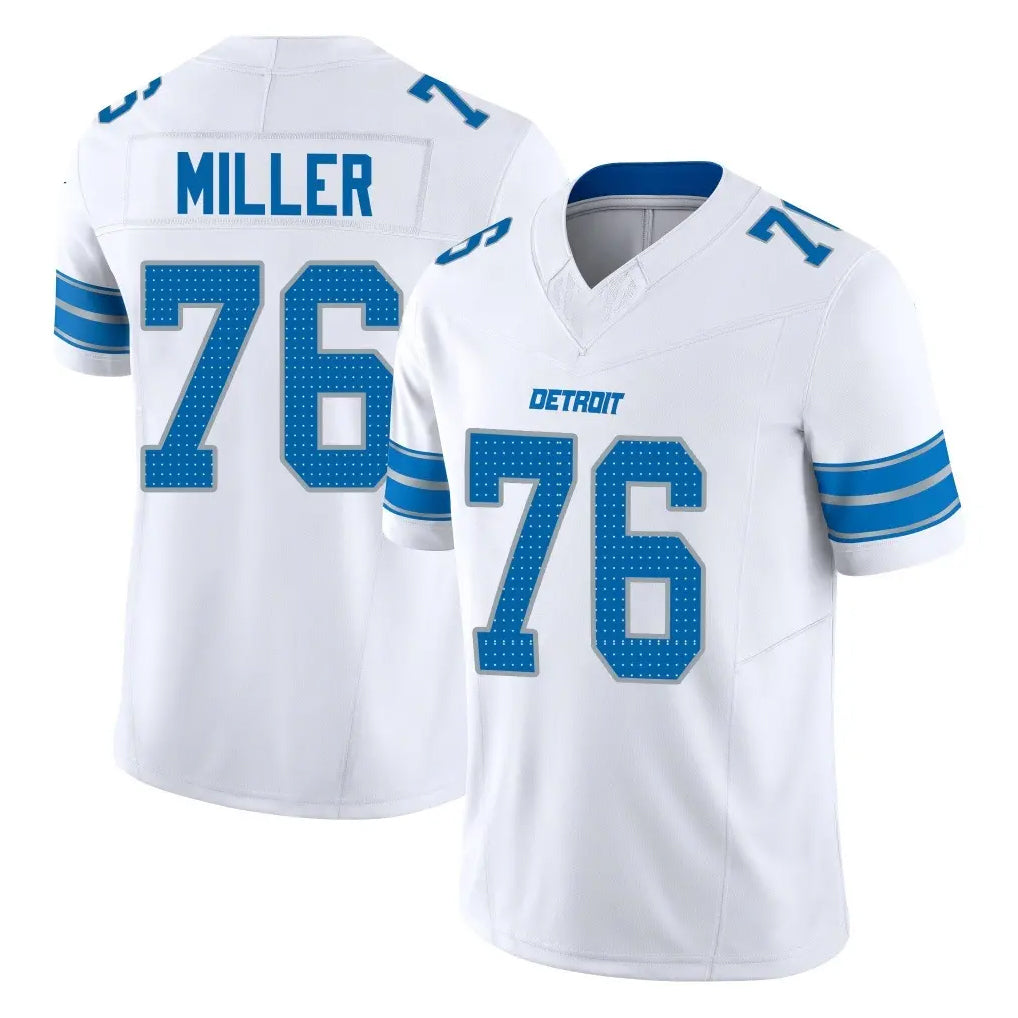 tocy D.Lions #76 Blake Miller Player White Limited Vapor F.U.S.E. Alternate Home Game Stitched Jerseys